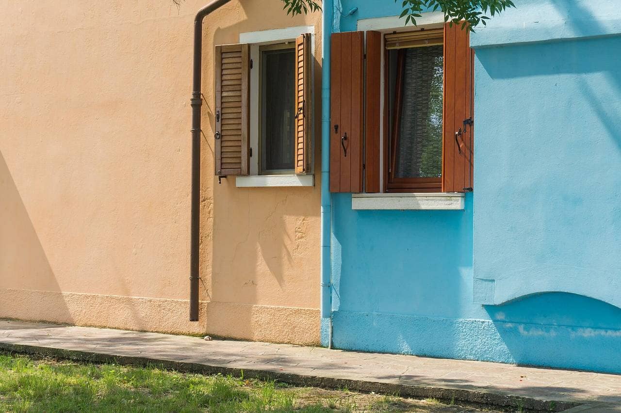 Venetian Lagoon and colourful island shores